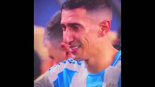What A Moment An Emotional Angel Di Maria Comes Of The Pitch For The Last Time For Argentina