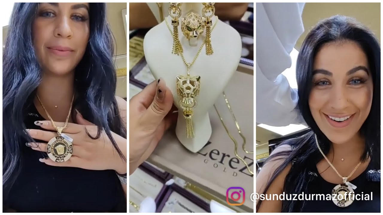 سندس دورماس و محل الذهب ❤️ًجاري مول الذهب 😌 أجمل موديلات دهب 🤔
