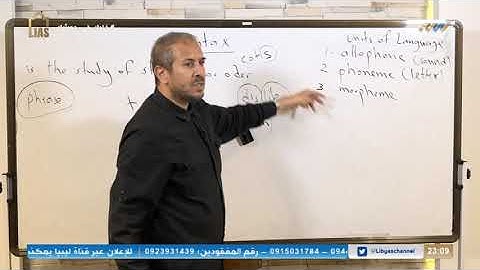 Introduction to Linguistics | Lecture 4: Syntax