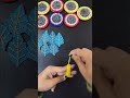 I made a unique wall hanging with colorful bangles #shortsfeed #facts #craft #Lifestyle