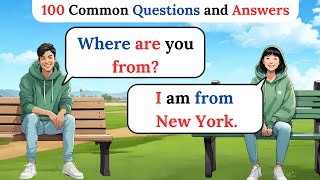 ✅ 100 Common Questions and Answers for Daily English Practice | Easy Learning