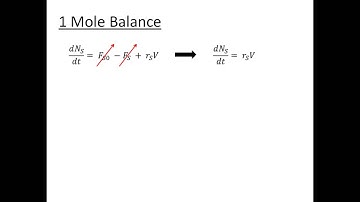 Isothermal Batch Reactor Part 1
