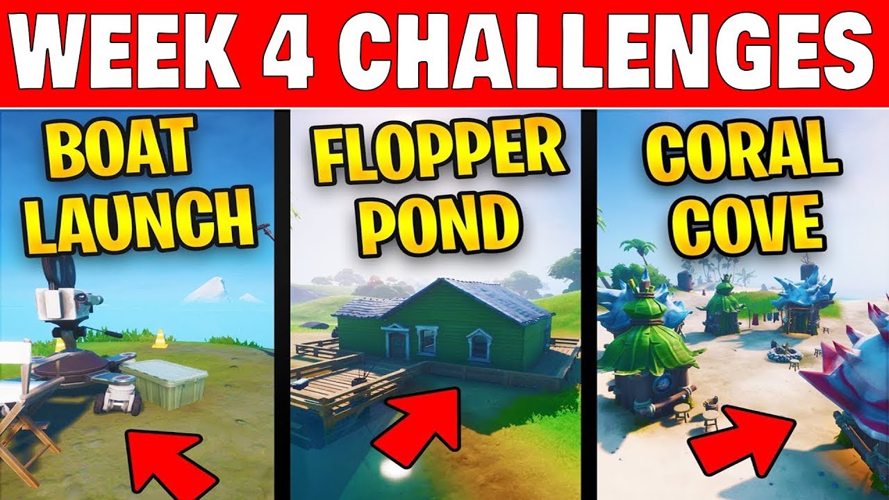 Fortnite Challenges Week 4 : Fortnite Season 3 challenges and where to