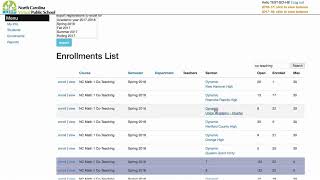 Enrolling into NCVPS Co-teaching Classes