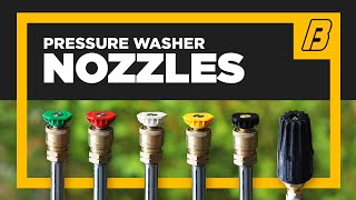 6 Pressure Washer Nozzles Explained