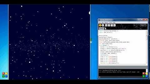 Processing sound with 3d background