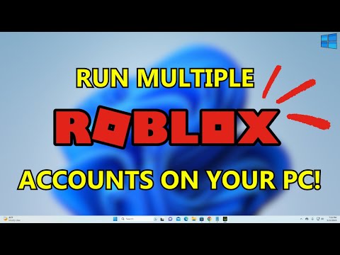 How To Run MULTIPLE Roblox Accounts At The Same Time (WORKING 2022) 