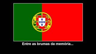 Video thumbnail of "Hino Nacional de Portugal - A Portuguesa (Letra)"