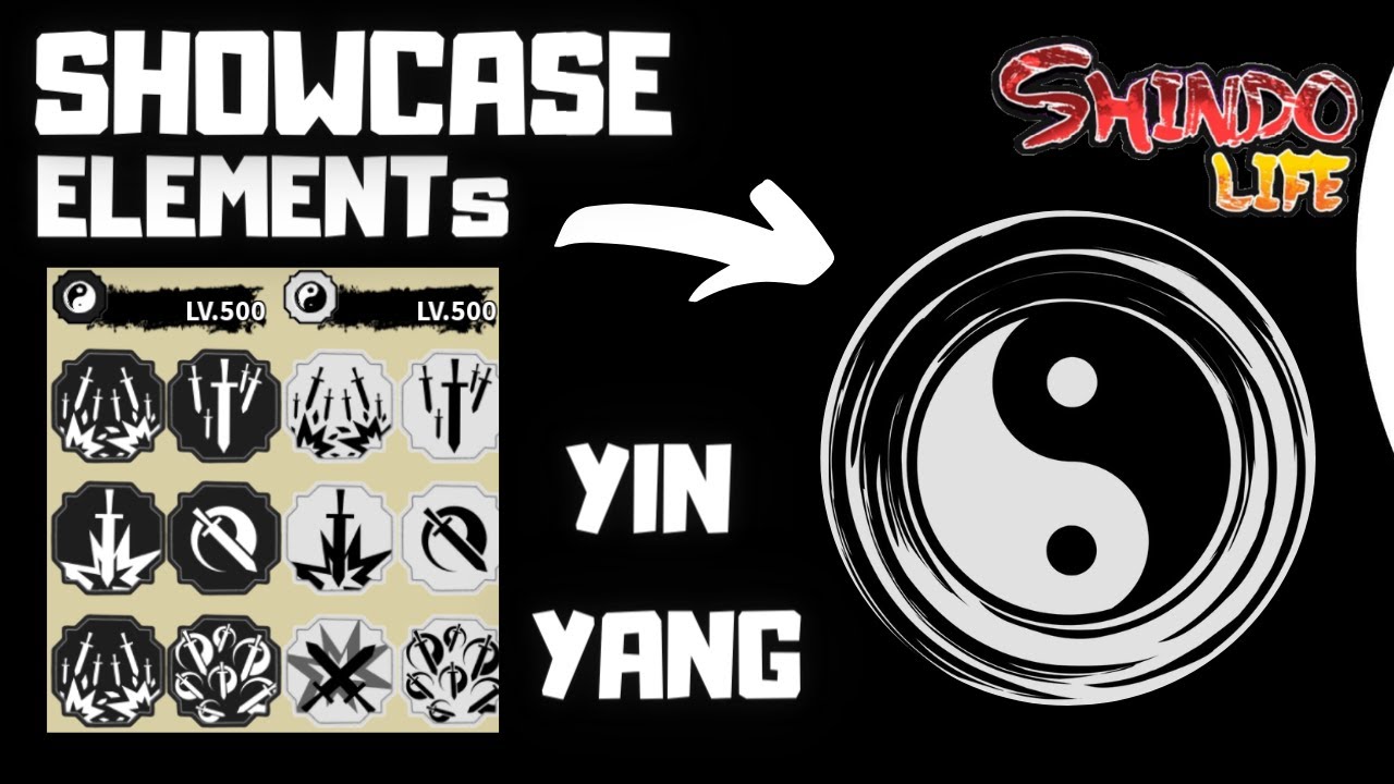 SHOWCASE de Elementos Yin & Yang | Shindo Life - YouTube
