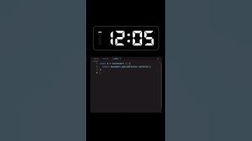 "Build Your Own Digital Clock from Scratch! ⏰ | HTML, CSS & JS #programming #html #css #coding #css3