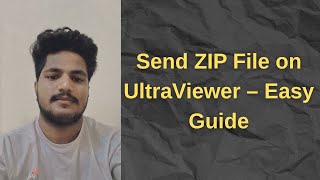 Send ZIP File on UltraViewer – Easy Guide#ultraviral#UltraViewer #FileTransfer #ZIPFile 