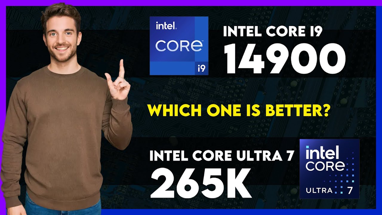 Intel Core i9 14900 vs Intel Core Ultra 7 265K Comparison - YouTube