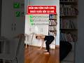 Giảm đau thắt lưng - cứng lưng do ngồi nhiều #shortvideo #youtubeshorts #daulung #backpain #yogatips