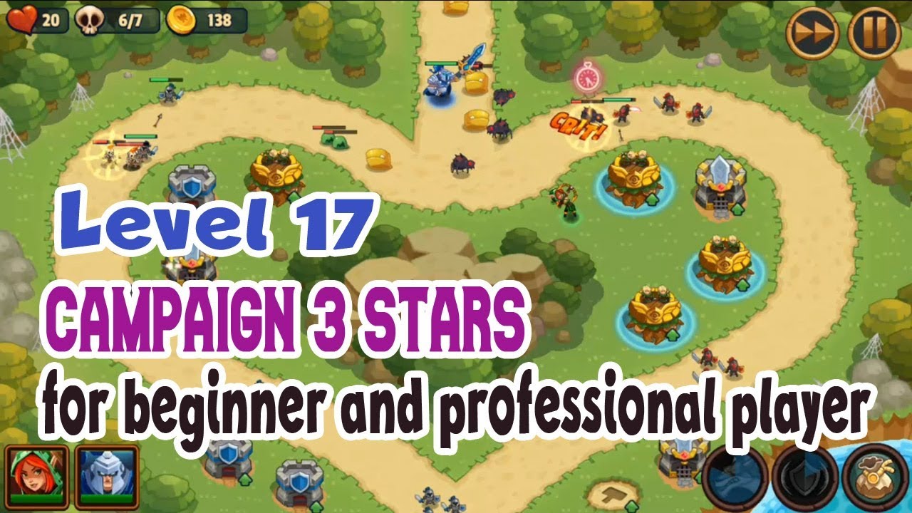 Realm Defense World 1 Level 17 Campaign 3 Stars  for beginner | St Gamer Realm Defense