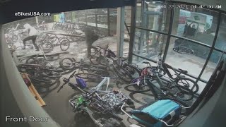 Security Cameras Capture Attempted Smash & Grab At Denver Bike Store