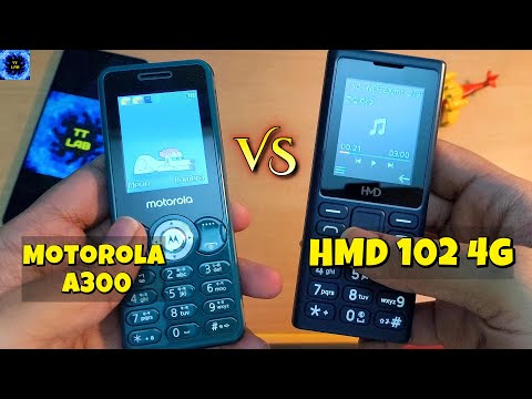 HMD 102 4G Vs Motorola A300 Comparison Video Compare Between Motorola Nokia HMD Feature Phone 