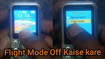 Kechaoda a31 flight mode problem solution | kechaoda mobile flight mode kaise hataye