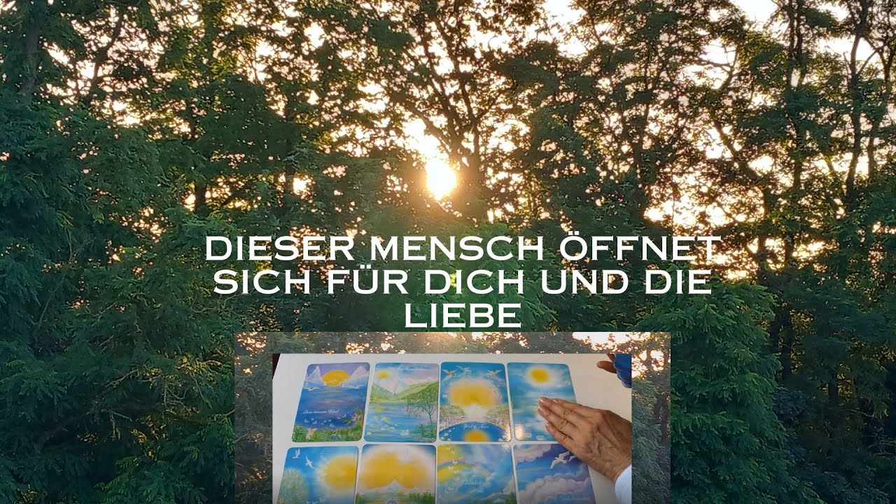 ❤️ Liebesorakel: Dieser Mensch beginnt zuzulassen was er fühlt. Vor euch liegt eine goldene Zeit.