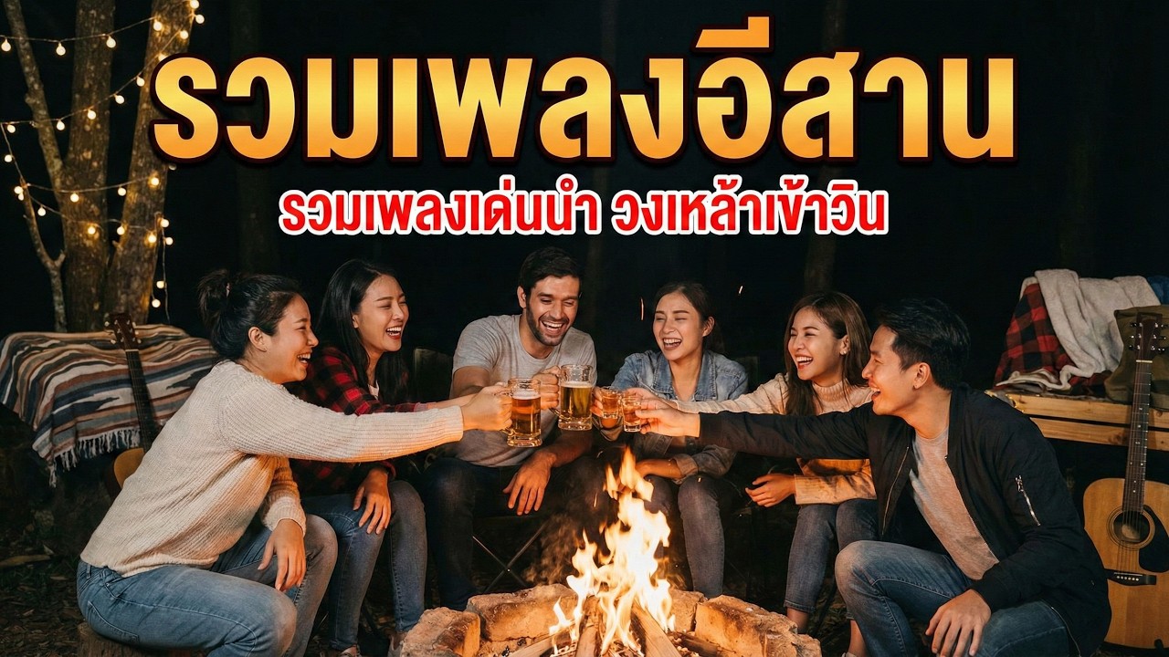 รวมเพลงอีสาน ฟังเพลลินๆตอนกินเหล้า