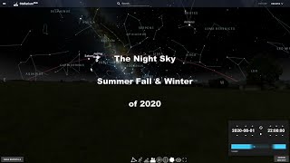The Night Sky - Summer Fall & Winter of 2020
