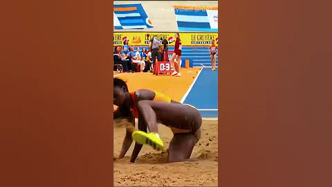 Beautiful Fatima Diame Long Jump 2025 #shorts #athletics #sport