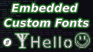 😃Embedded fonts👨‍💻making icons and fonts for dotmatrix 👍#programming #fonts #embeddedsystems #lcd