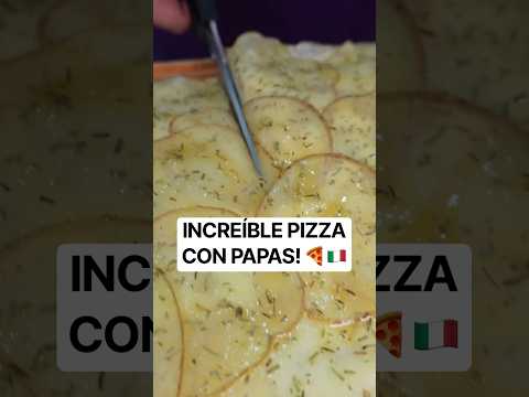 INCREÍBLE PIZZA con PAPAS! 🍕🥔🇮🇹 #chefroberta #recetas #pizza