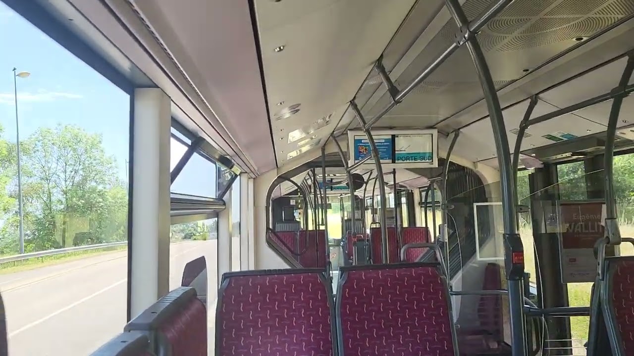 Un tour avec le mercedes citaro G II GNV 566 Réseau Stan