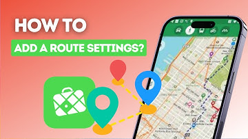 How to add a route settings on MAPS.ME?
