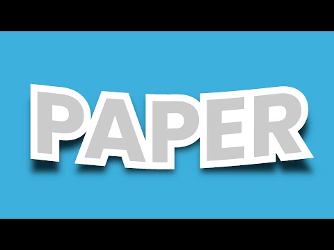 Paper Text Effect in GIMP