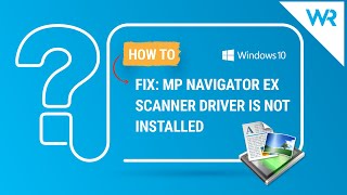 Navigator EX scanner driver is not installed - Fix it now - YouTube