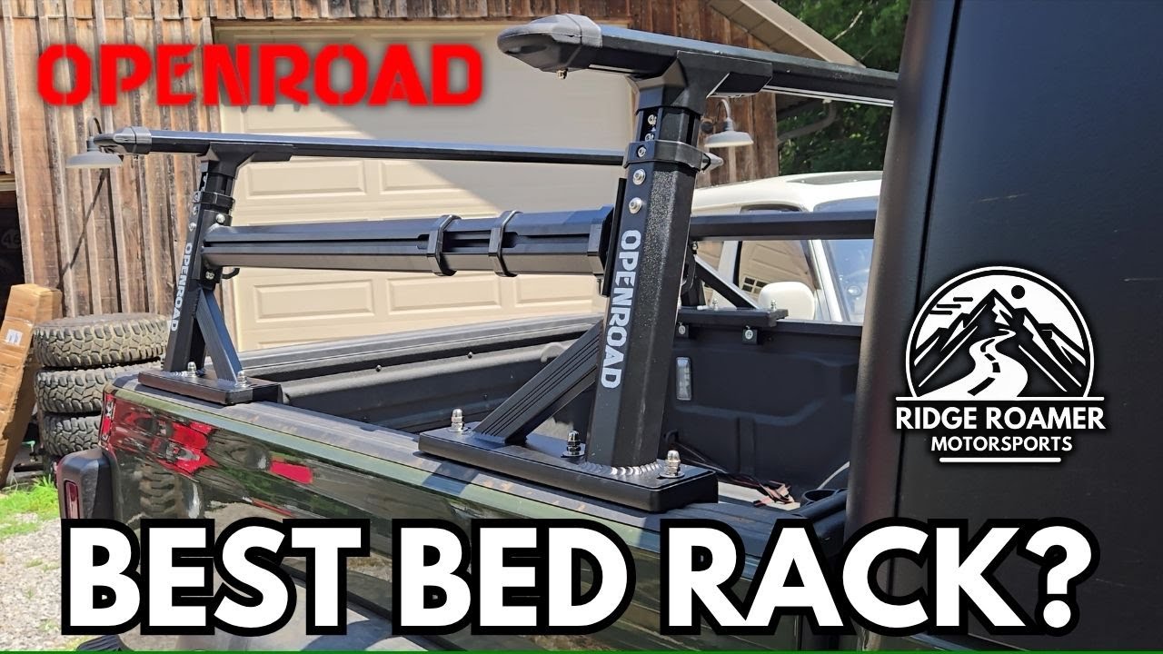 Open Road 4WD Bed Rack Unboxing, Installation, and Review - Jeep Gladiator