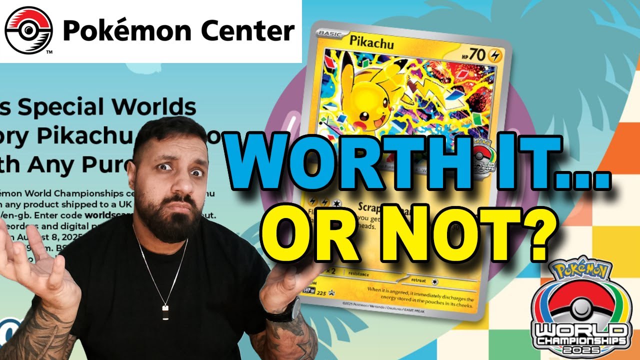 Pikachu World's Promo 2025 – Is It Worth It? | Pokemon Center UK