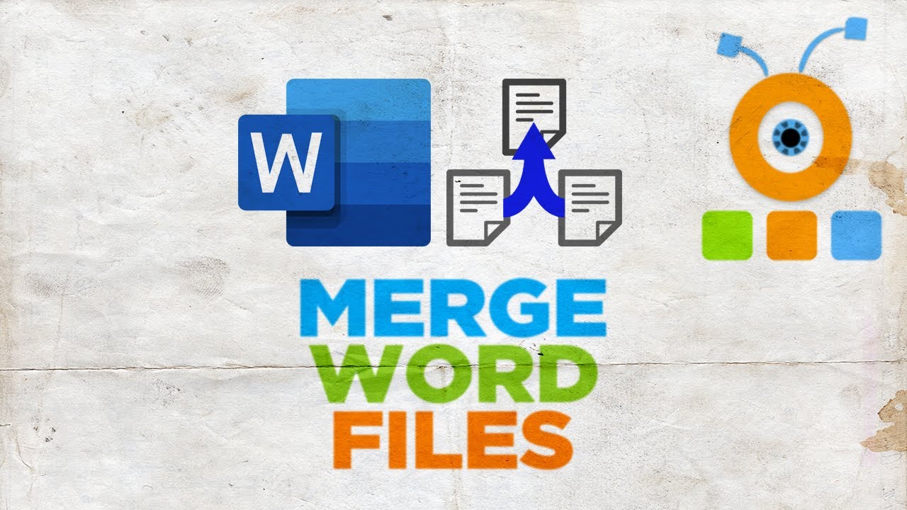 How To Merge Word Files In Word 2021 Youtube
