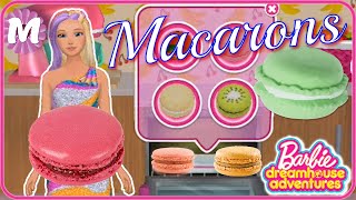 Barbie | HOW to Make MACARONS : Barbie Dreamhouse Adventures Game Macarons Recipes screenshot 4