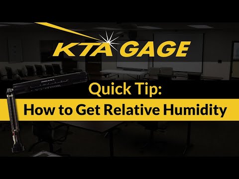 How to Get Relative Humidity (RH) and Dew Point Using Sling Pyschrometer and PosiTector 6000