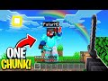 One Chunk Challenge! (Minecraft Bedrock)