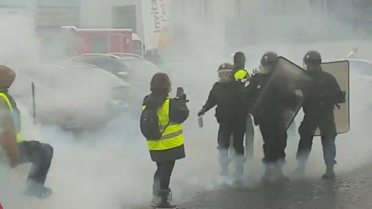Blocage et outrage à Cognac