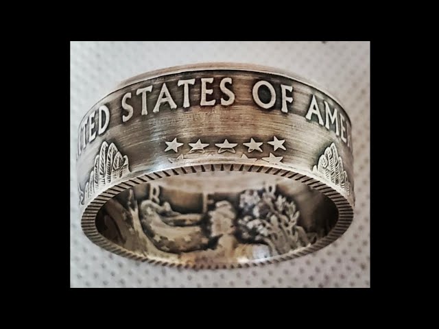 How to Make the Perfect Coin Ring. Step 1: Punching a Hole. - YouTube