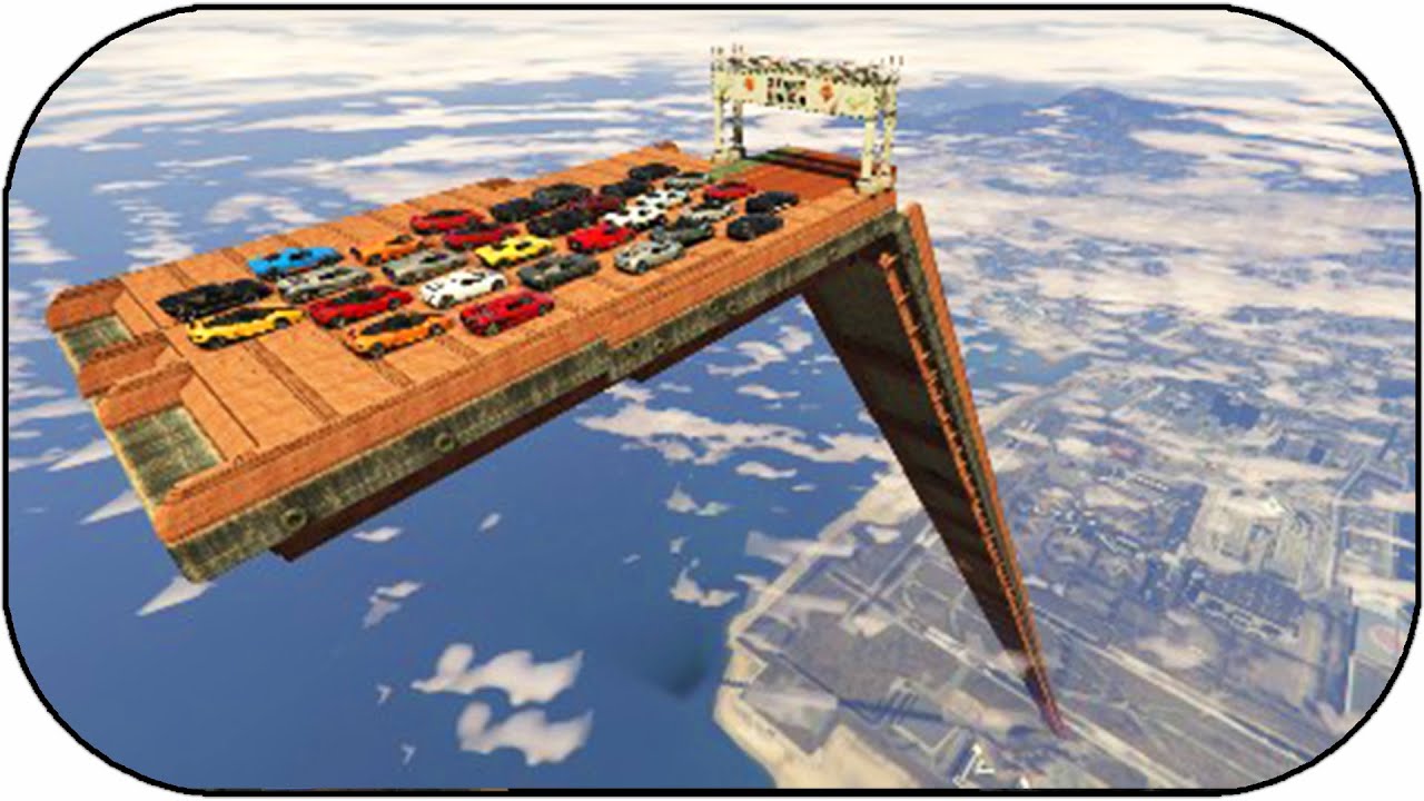 GTA 5 Online - HUGE MEGA RAMP RACES! (GTA 5 Online) - YouTube