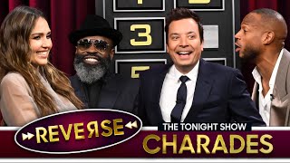 Reverse Charades with Jessica Alba and Marlon Wayans | The Tonight Show Starring Jimmy Fallon screenshot 1