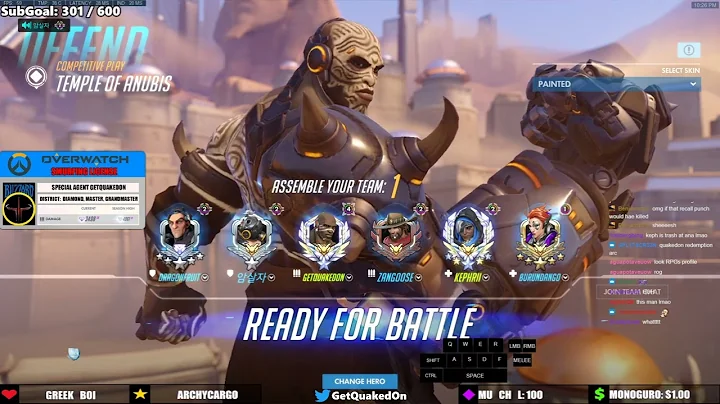 Overwatch Rollout Doomfist God GetQuakedOn Aggressive Doomfist Gameplay