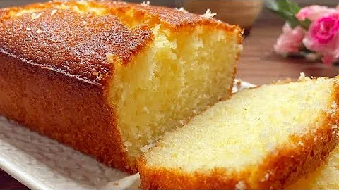 Grandma's one-egg lemon cake in 5 minutes! Melts in your mouth! Simple and delicious!