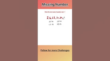 Missing Number Reasoning Trick | Find the Next Number | Brain Challenge 🔢 #shorts