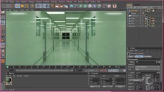 Building of a corridor with MoGraph and Camera Mapping tutorial #4 part 2