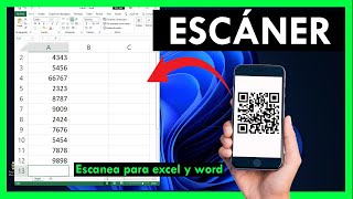 Guardar Códigos de Barras en Excel | Lector de Código QR en Excel | Usar mi Teléfono como lector QR screenshot 3