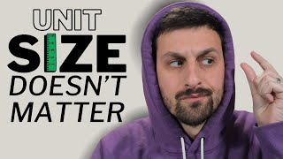 Unit Size Doesn't Matter. ~ why the "math" behind bankroll management may not be one-size-fits-all ~