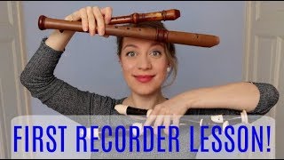 Your first RECORDER LESSON! | Team Recorder BASICS screenshot 1