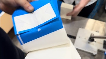 40gsm B220 SOS Square Bottom Paper Bag Machine With 2 Colors Printing Inline