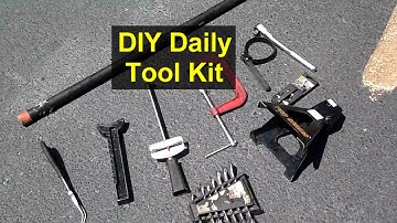 Tool kit for DIY auto mechanic, most commonly used tools.